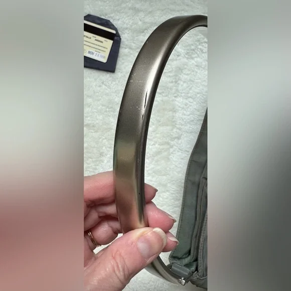 Authentic Prada Silver and Gray Shoulder Bag - Picture 9 of 16